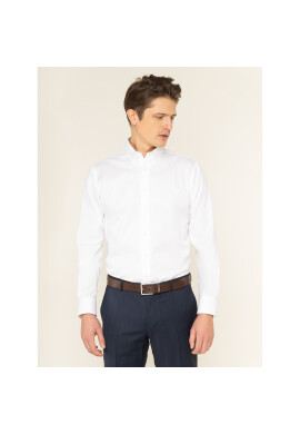Emanuel Berg Риза H37 Бял Modern Fit - Pepit.bg