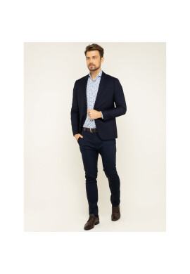 Emanuel Berg Риза Harvard HV37 Син Slim Fit - Pepit.bg