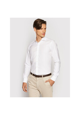 Emanuel Berg Риза HV37 Бял Slim Fit - Pepit.bg