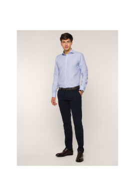 Emanuel Berg Риза HV37 Син Modern Fit - Pepit.bg