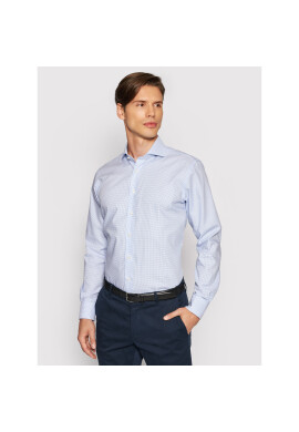 Emanuel Berg Риза MCR37 Син Slim Fit - Pepit.bg
