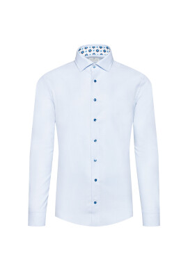 Emanuel Berg Риза Mr. Crown MCR37 Син Modern Fit - Pepit.bg