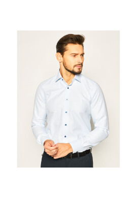 Emanuel Berg Риза Mr.Crown PEB47813 Син Slim Fit - Pepit.bg