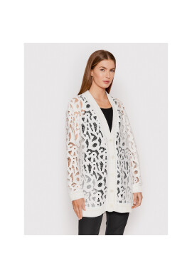 Ermanno Firenze Кардиган D40EN004E23 Бял Regular Fit - Pepit.bg