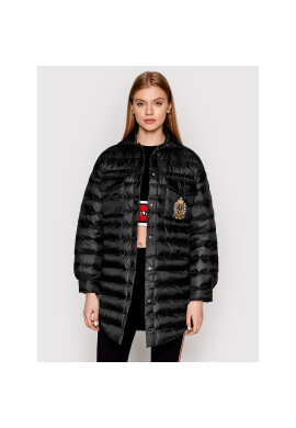 Ermanno Firenze Пухено яке D40EA003EB7 Черен Regular Fit - Pepit.bg