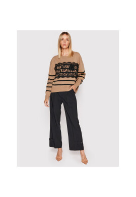 Ermanno Firenze Пуловер M026EH8 Кафяв Regular Fit - Pepit.bg