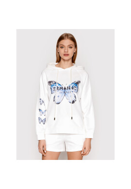 Ermanno Firenze Суитшърт D40EL02 Бял Regular Fit - Pepit.bg