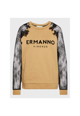 Ermanno Firenze Суитшърт L028E78 Бежов Regular Fit - Pepit.bg