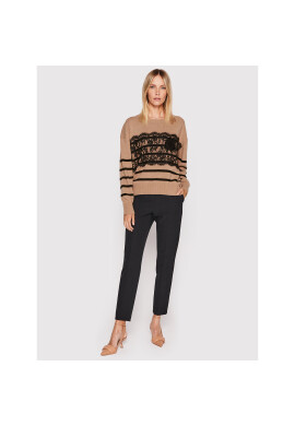 Ermanno Firenze Текстилни панталони P024E26 Черен Regular Fit - Pepit.bg