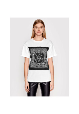 Ermanno Firenze Тишърт D40EL044EE6 Бял Regular Fit - Pepit.bg