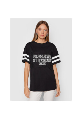 Ermanno Firenze Тишърт TS06JCO Черен Regular Fit - Pepit.bg