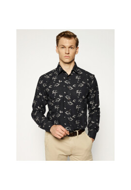 Eton Риза 100001257 Черен Slim Fit - Pepit.bg