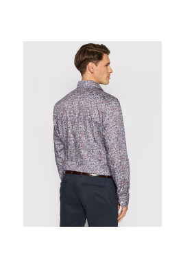 Eton Риза 100003083 Бордо Slim Fit - Pepit.bg