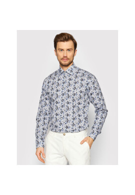 Eton Риза 100003263 Син Slim Fit - Pepit.bg