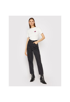 Femi Stories Тишърт Pola Бял Slim Fit - Pepit.bg