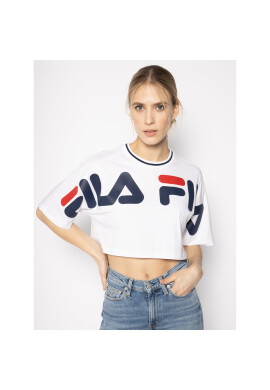 Fila Тишърт Barr 687497 Бял Oversize - Pepit.bg
