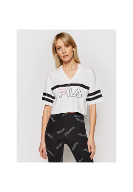Fila Тишърт Jaina 683297 Бял Cropped Fit - Pepit.bg