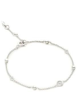 Fossil Гривна Glitz By The Yard JFS00452040 Сребрист - Pepit.bg