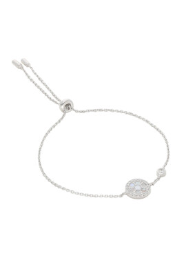 Fossil Гривна Glitz Extension JFS00519040 Сребрист - Pepit.bg