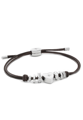 Fossil Гривна Vinta Gemotif JF00116040 Сребрист - Pepit.bg