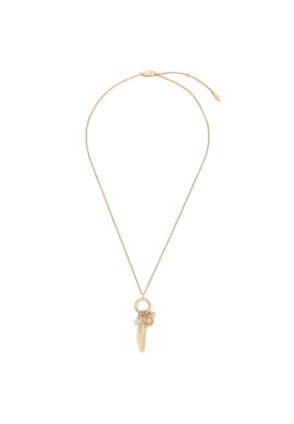 Fossil Колие Feathers JF03671791 Златист - Pepit.bg