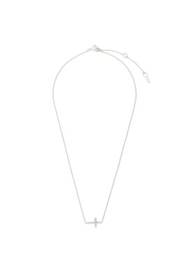 Fossil Колие Glitz Crosses JFS00546040 Сребрист - Pepit.bg