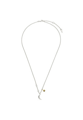 Fossil Колие Sterling JFS00432998 Сребрист - Pepit.bg