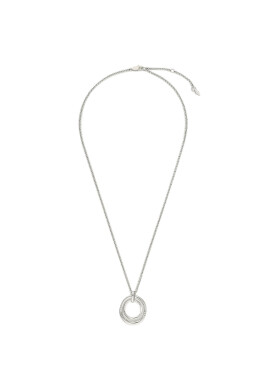 Fossil Колие Twist JF01218040 Сребрист - Pepit.bg