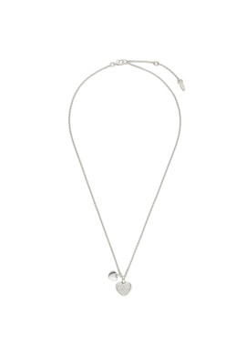 Fossil Колие Valentine JFS00196040 Сребрист - Pepit.bg