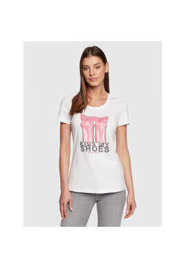 Fracomina Тишърт FR23ST3014J40109 Бял Regular Fit - Pepit.bg