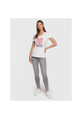 Fracomina Тишърт FR23ST3014J40109 Бял Regular Fit - Pepit.bg