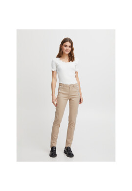 Fransa Дънки 20607793 Бежов Slim Fit - Pepit.bg