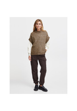 Fransa Пуловер 20612836 Кафяв Relaxed Fit - Pepit.bg