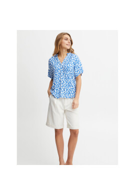 Fransa Шорти от плат 20611916 Екрю Relaxed Fit - Pepit.bg