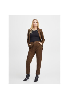 Fransa Текстилни панталони 20610972 Кафяв Regular Fit - Pepit.bg