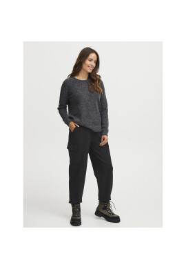 Fransa Текстилни панталони 20612726 Черен Regular Fit - Pepit.bg