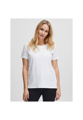 Fransa Тишърт 20605388 Бял Regular Fit - Pepit.bg