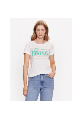 Fransa Тишърт 20611763 Бял Regular Fit - Pepit.bg