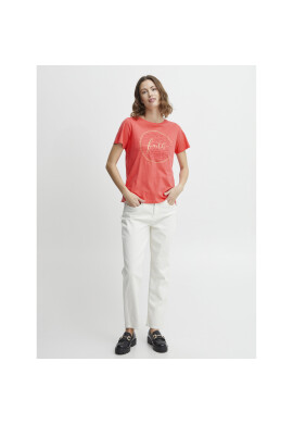 Fransa Тишърт 20611797 Коралов Regular Fit - Pepit.bg
