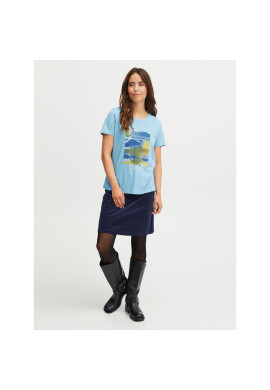 Fransa Тишърт 20612765 Син Regular Fit - Pepit.bg