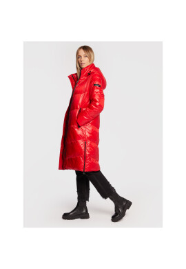 Frieda & Freddies Пухено яке 8870A Червен Regular Fit - Pepit.bg