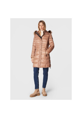 Frieda & Freddies Пухено яке 8884C Кафяв Regular Fit - Pepit.bg