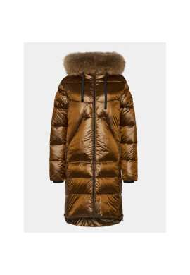 Frieda & Freddies Пухено яке 1847C Кафяв Regular Fit - Pepit.bg