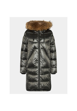 Frieda & Freddies Пухено яке 1847C Сив Regular Fit - Pepit.bg