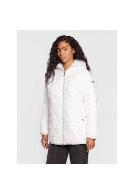 Frieda & Freddies Пухено яке 8710 Бял Regular Fit - Pepit.bg