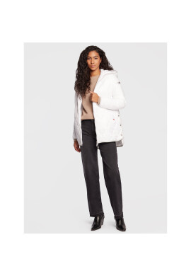 Frieda & Freddies Пухено яке 8710 Бял Regular Fit - Pepit.bg