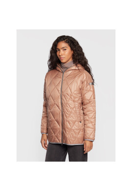 Frieda & Freddies Пухено яке 8710 Кафяв Regular Fit - Pepit.bg