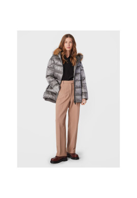 Frieda & Freddies Пухено яке 8715C Сив Regular Fit - Pepit.bg
