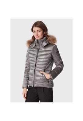 Frieda & Freddies Пухено яке 8731C Сив Slim Fit - Pepit.bg