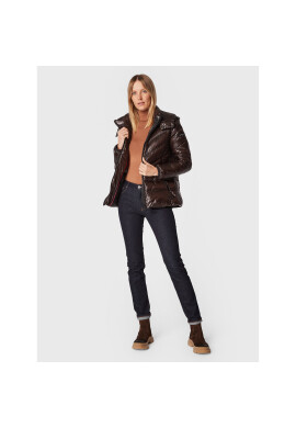 Frieda & Freddies Пухено яке 8746 Кафяв Regular Fit - Pepit.bg